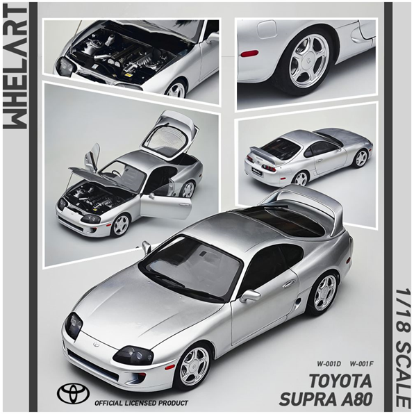 Toyota Supra A80 Silver (LHD)