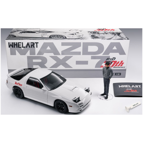 Mazda Savanna RX-7 (FC3S) Takahashi Ryosuke White w/Figure