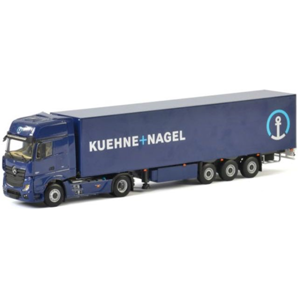 Mercedes-Benz Actros MP4 Giga Space 4x2 Box Trailer 3 Axle 'Kuehne + Nagel'