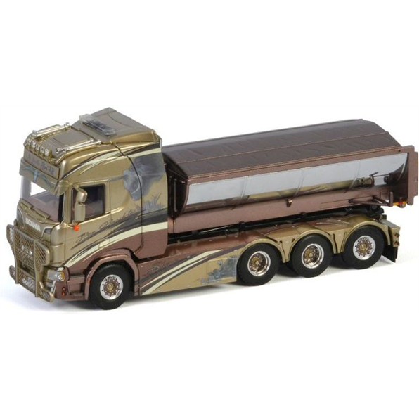 Scania R Highline CR20H 8X4 Hooklift System + Container Asphalt 'Per Broddes'