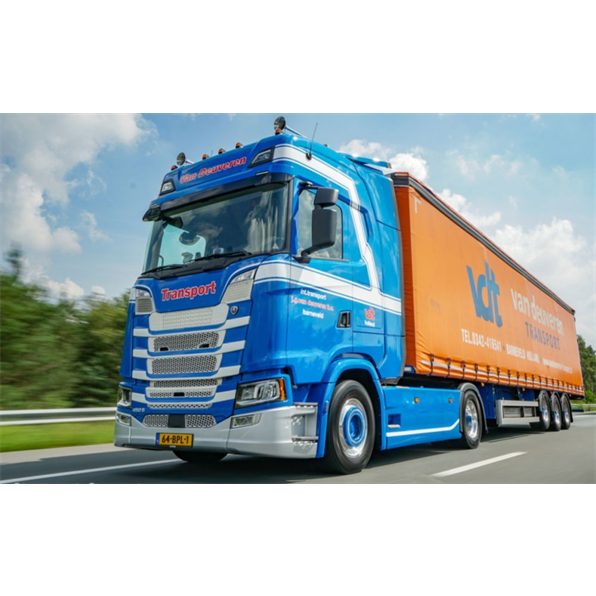 Scania S Highline 4X2 Curtainside Trailer 3 Axle 'Van Deuveren Transport'
