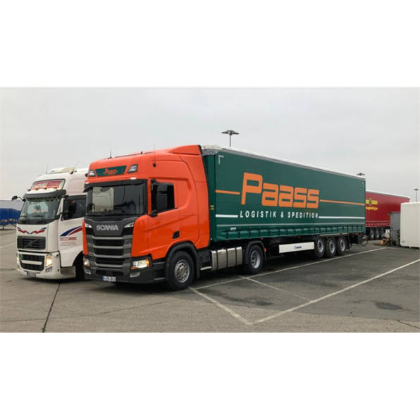 Scania R Highline CR20H 4X2 Curtainside Trailer 3 Axle 'Paass Spedition GmbH'