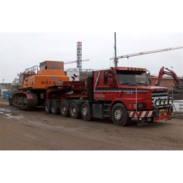 Scania 3 Series Torpedo Streamline 8X4 Low Loader Euro 4 Axle 'Spreen'