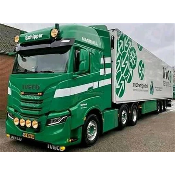 Iveco S-Way As High Twinsteer Reefer Trailer 3 Axle 'Schipper Transport'