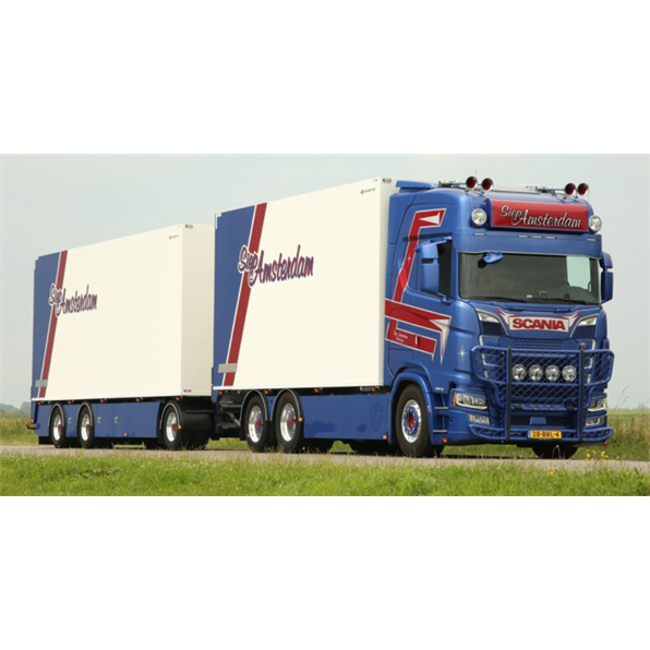 Scania S Highline CS20H 6x2 Tag Axle Rigid Box Truck Combi 6 Axle 'Siep Amsterdam'