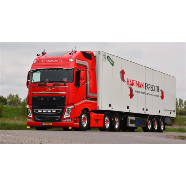 Volvo FH4 Globetrotter XL Reefer Trailer Hartman Expeditie'