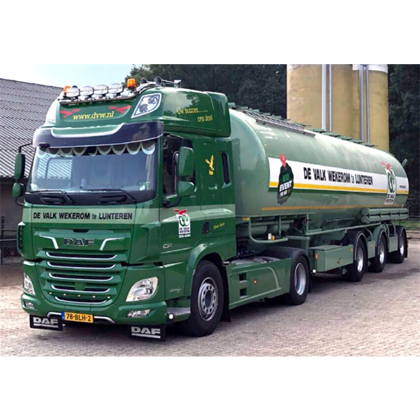 DAF CF Space Cab MY2017 4x2 Bulk Trailer Animal Feed 'De Valk Wekerom'