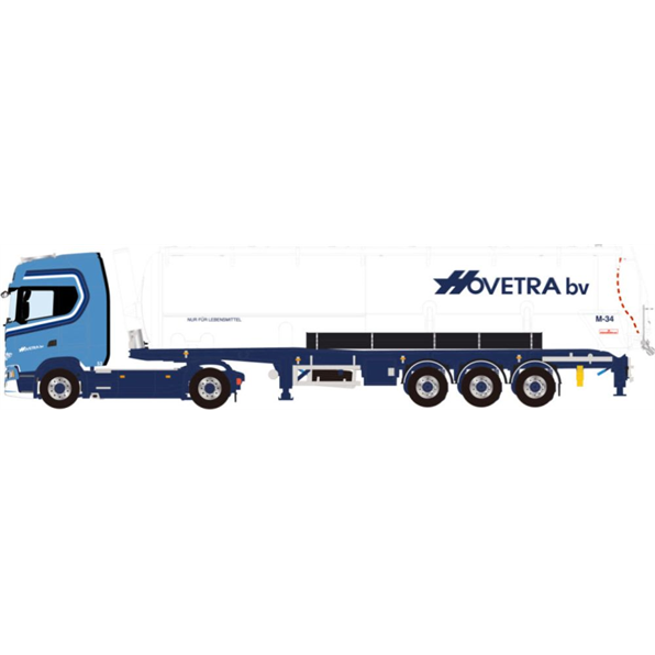 Scania S Highline CS20H 4x2 Bulk Trailer Tipper 'Hovetra'