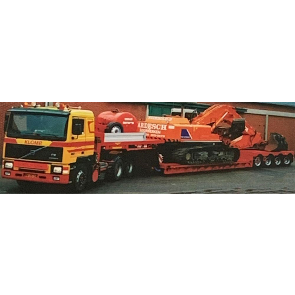 Volvo F12 6x2 Nooteboom Euro Lowloader 4 Axle 'Klomp Transport Zwolle'