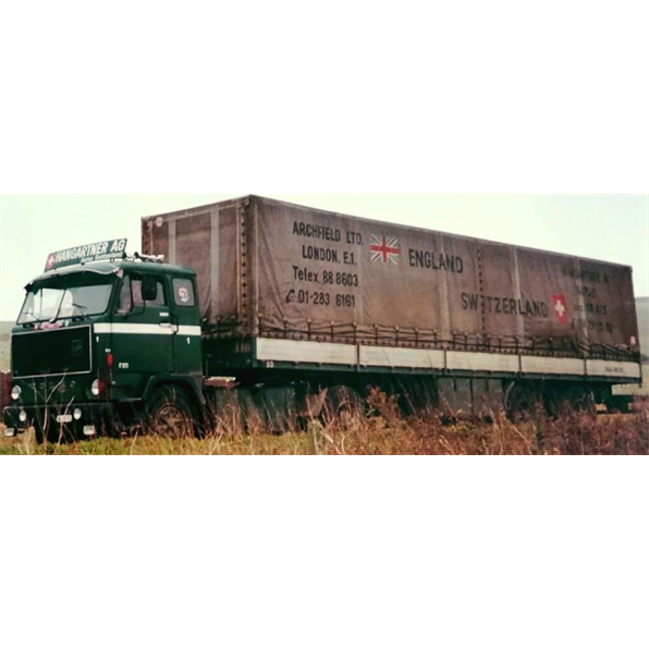 Volvo F89 4x2 Classic Curtainside Trailer 2 Axle 'Hangartner AG'
