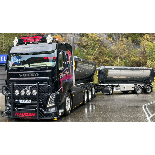 Volvo FH4 Sleeper Cab 8x4 Riged Drawbar w/Hooklift + Container 'Haugen'