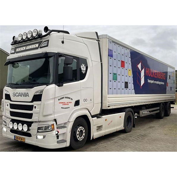 Scania R Highline CR20H 4x2 Box Trailer 2 Axle Riksen Arnhem