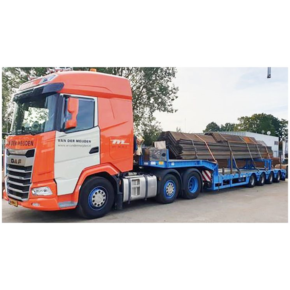 DAF XG 6x2 Twin Steer Semi Lowloader 4 Axle Van Der Meijden