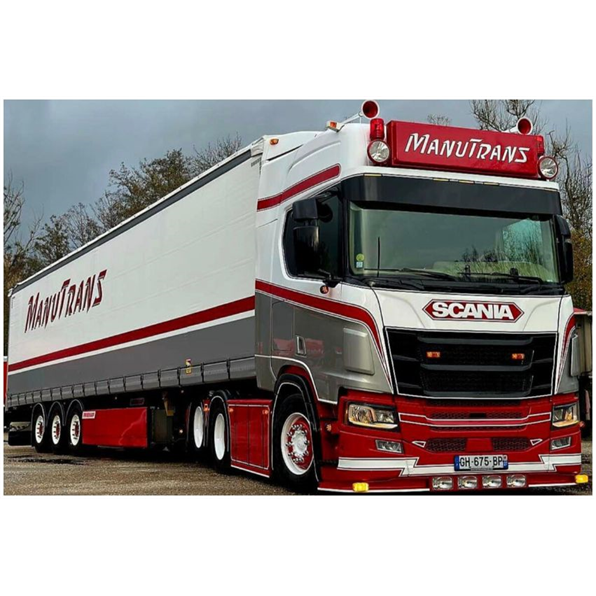 Scania R Highline CR20H 6x2 TAG Axle Curtainside Trailer 3 Axle Manutrans