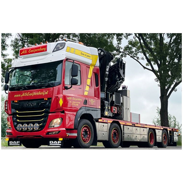 DAF CF Space Cab MY2017 Riged Flatbed 8x2 TAG w/Fassi 1100 + Jib Swijnenburg