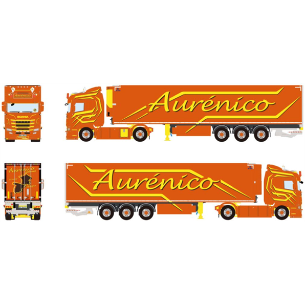 Scania S Normal CS20N 4x2 Reefer Trailer 3 Axle Aurenico
