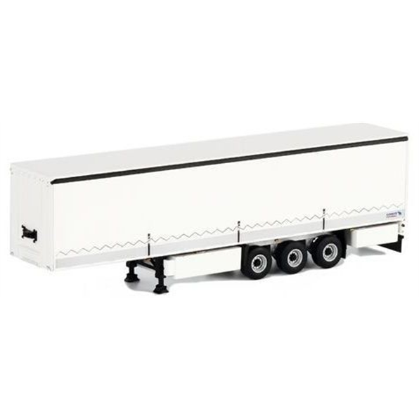 Curtainside Trailer and Boards - White