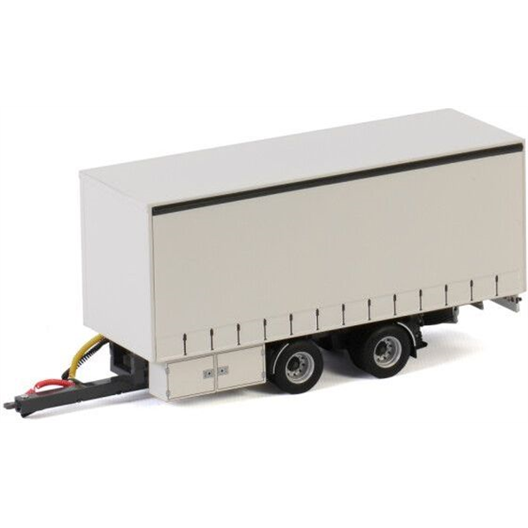 Centre Axled Drawbar Curtainside Trailer 2 Axle 'White Line'