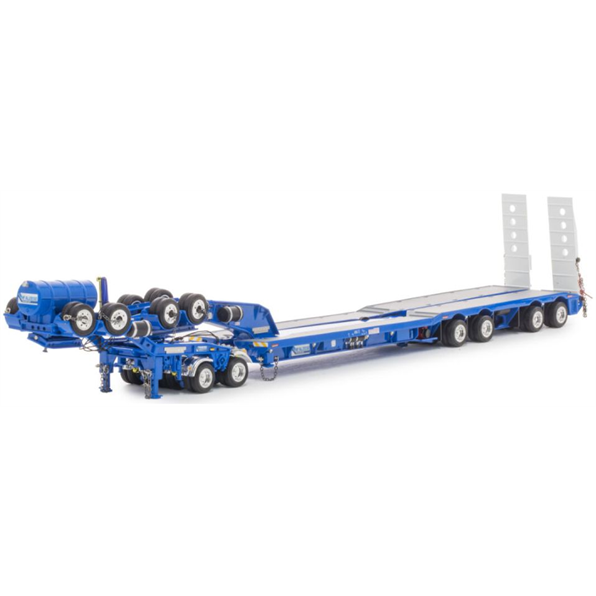 Drop Deck Swingwing Trailer 4 x 8 w/Hydraulic Neck Light Blue