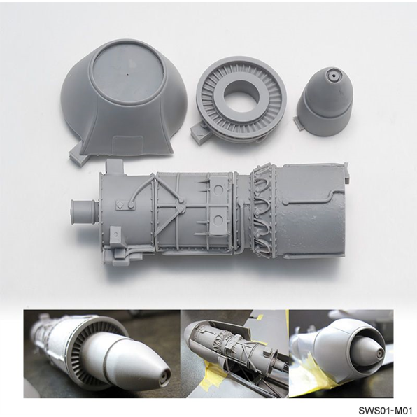 Jet Engine NE-20 Turbo (Shinden) Plastic Kit