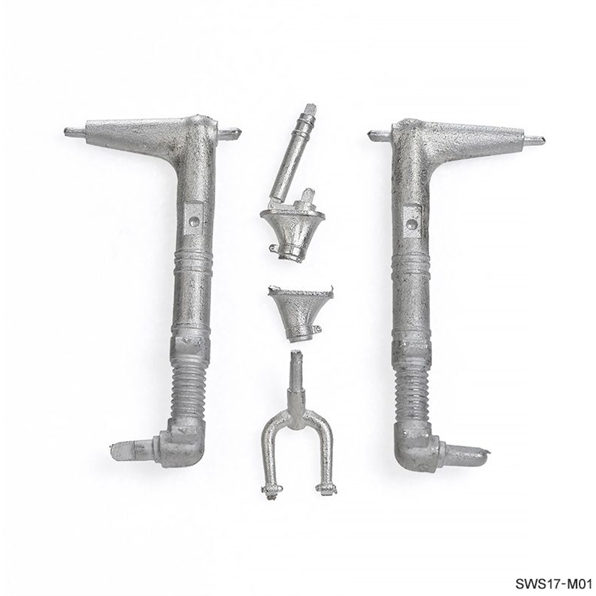 HS 129 Metal Struts Plastic Kit