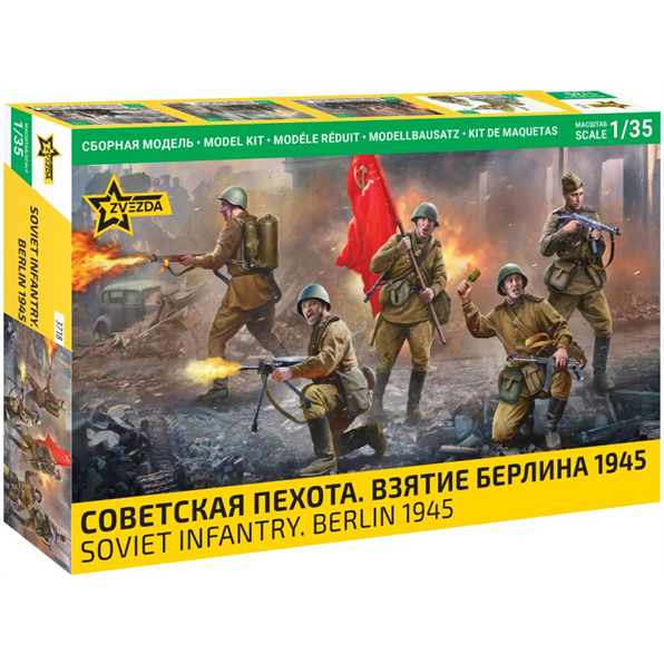 Soviet Infantry Berlin 1945 (5 Figures)