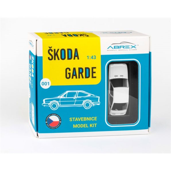 Skoda Garde 1982 Ice White Model Kit