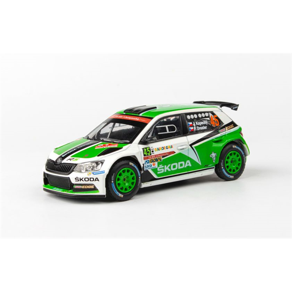 Skoda Fabia III R5 2015 Rally Italia Sardegna #45 Kopecky/Dresler