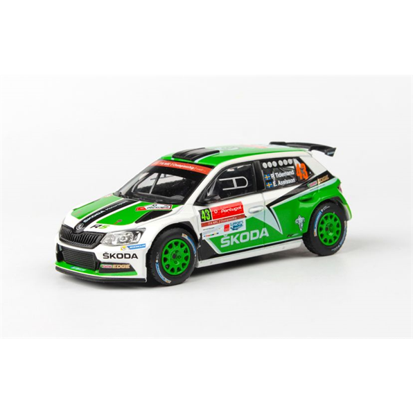 Skoda Fabia III R5 2015 Vodafone Rally de Portugal #43 Tidemand/Axelsson