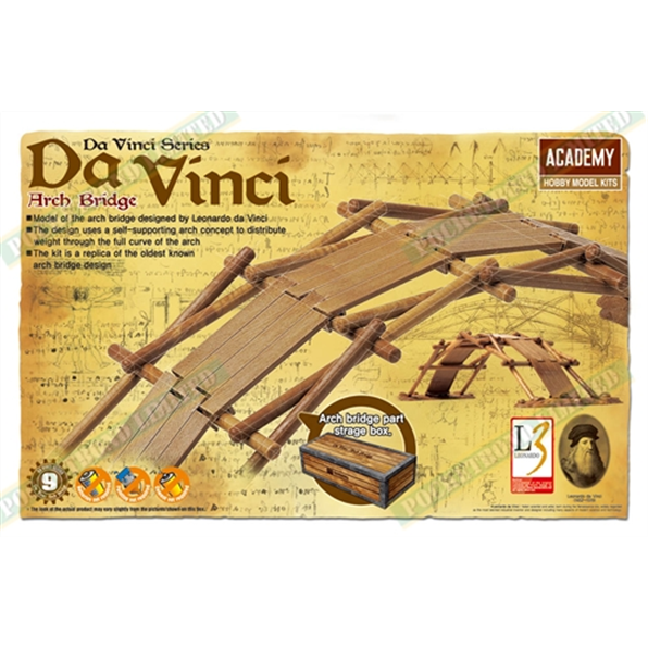 Da Vinci Arch Self-Supporting Bridge