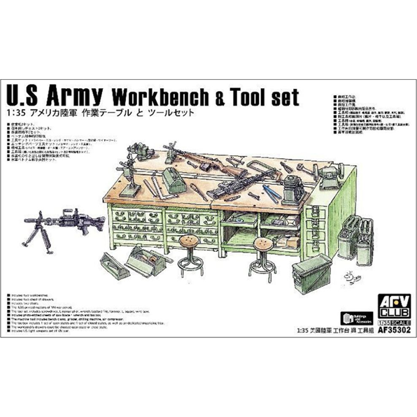 US Army Workbench + Tool Set
