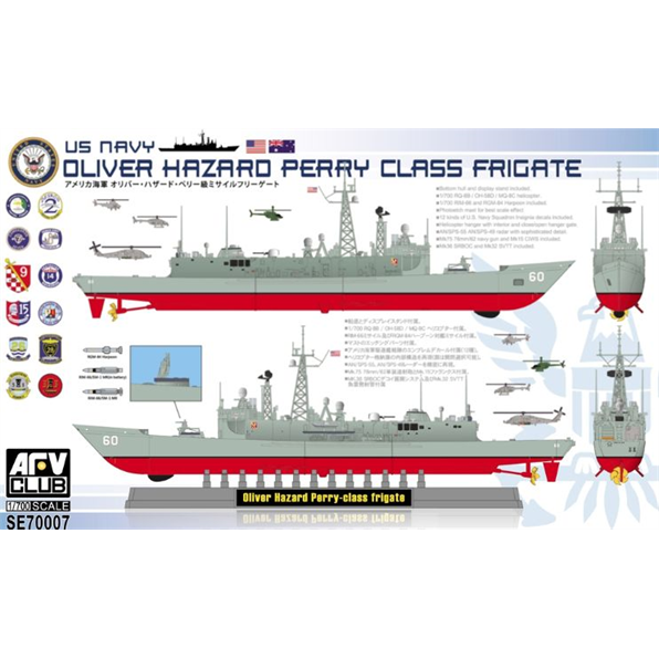 USS Oliver Hazard Perry Class Frigate 1977?Present (Full Hull)