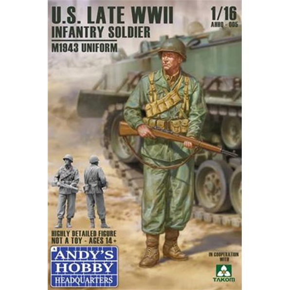 U.S. Late WWII Infantry Soldier Full Body M1943 Uniform