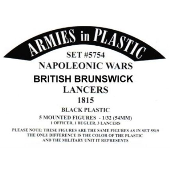 Napoleonic Wars British Brunswick Lancers 1815