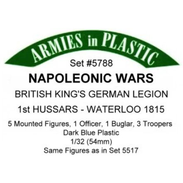Napoleonic Wars British King's German Legion 1st Hussars Waterloo 1815