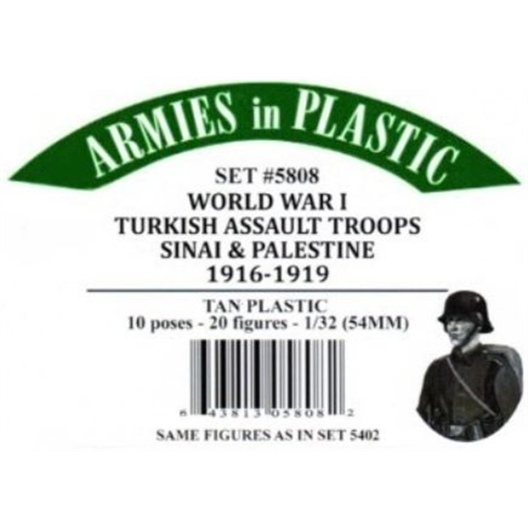 World War I Turkish Assault Troops Sinai and Palestine 1916-1919