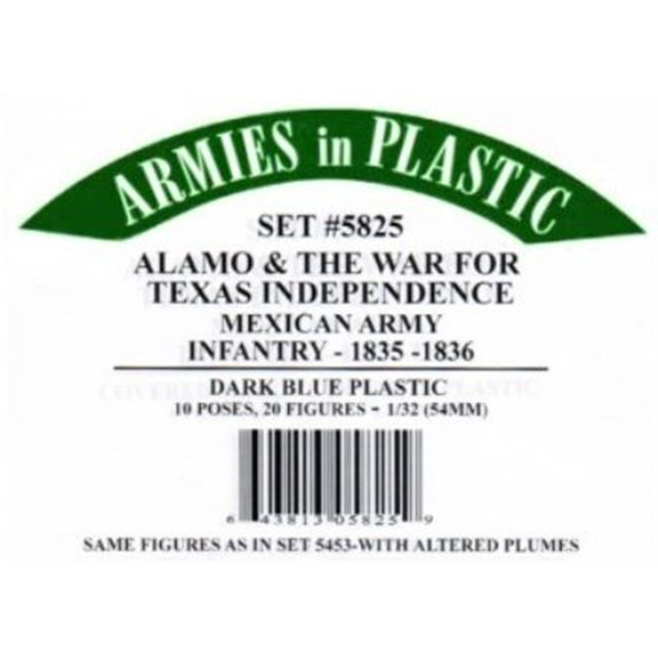 The Alamo and The War for Texas Independence Mexican Army Infantry 1835-1836