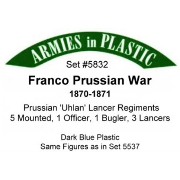 Franco Prussian War Prussian 'Uhlan' Lancer Regiments