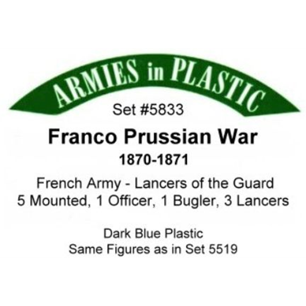 Franco Prussian War 1870-1871 French Army Lancers of the Guard