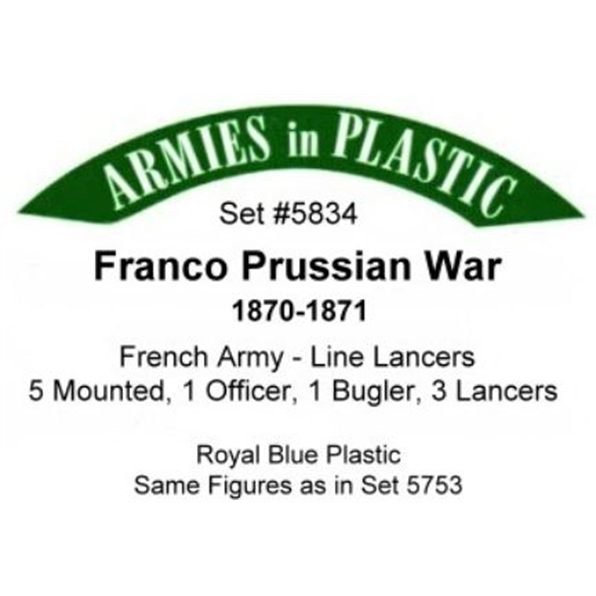 Franco Prussian War 1870-1871 French Army Line Lancers