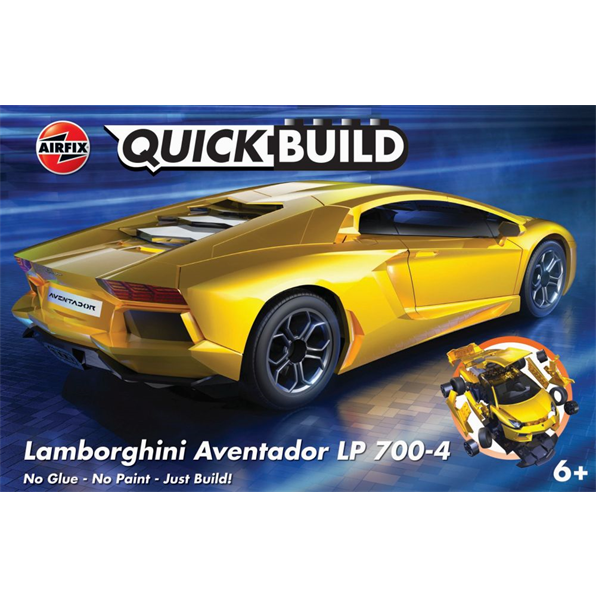 QUICKBUILD Lamborghini Aventador - Yellow