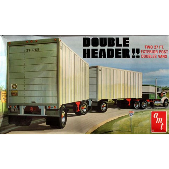 Double Header Tandem Van Trailers