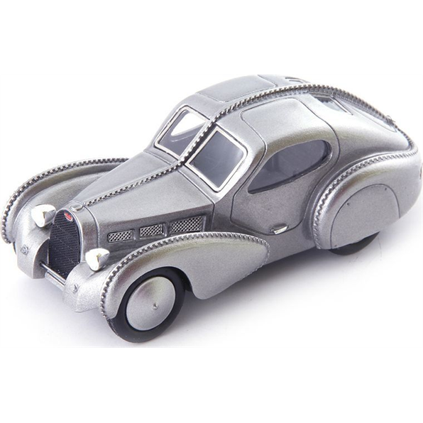 Bugatti Type 68 Coupe Silver Metallic
