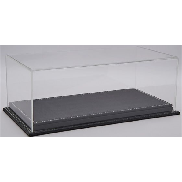 Mulhouse 1:43 Display Case w/Carbon Black Leather Base