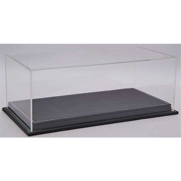 Mulhouse 1:24 Display Case w/Carbon Black Leather Base