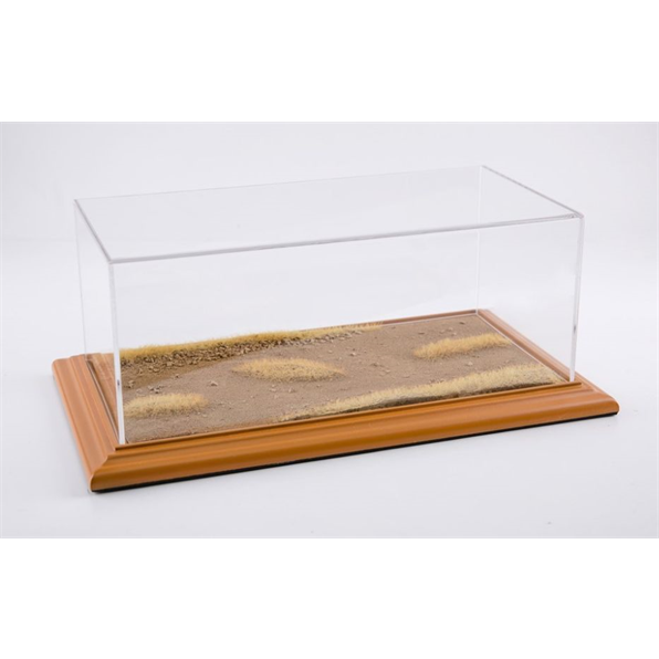 Diorama Based Display Case. Model 'Desert Road' (1:18, 1:24)