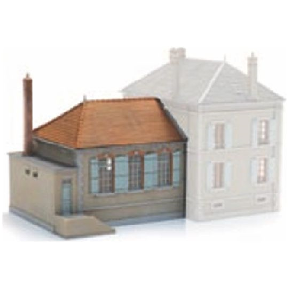 School Extension for French Town Hall Resin Kit, Unpainted