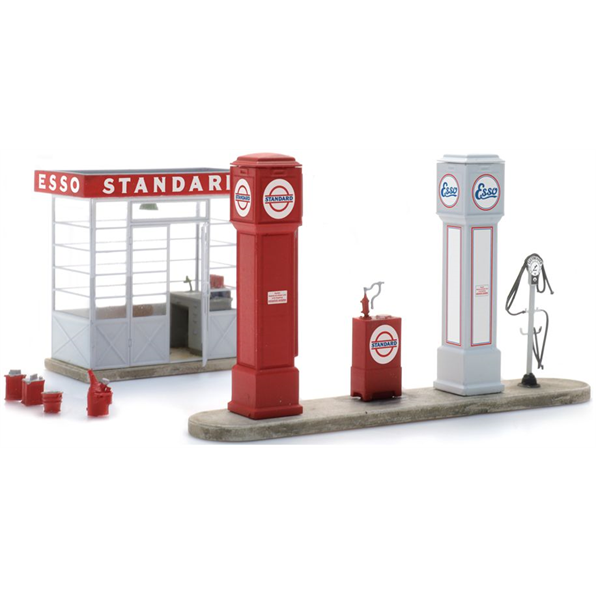Gas Station Esso-Standard Resin Kit, Unpainted