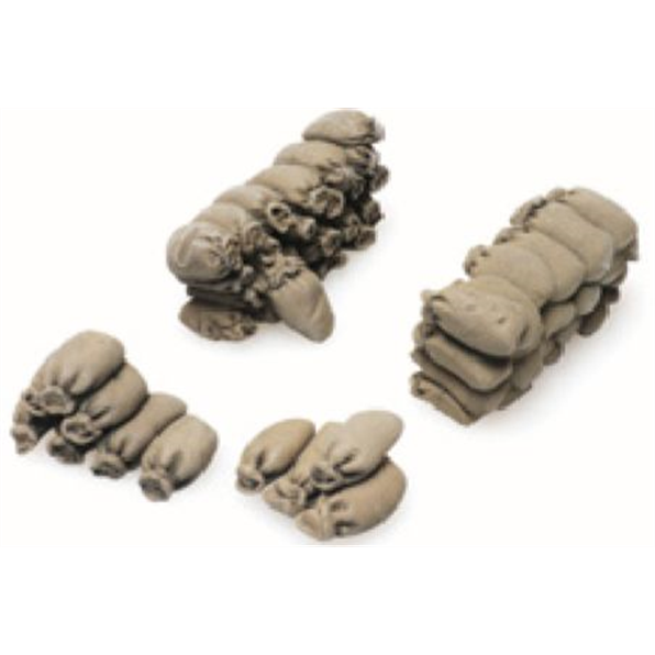 Cargo: Jute Sacks (27 X 11 MM + 27 X 12 MM 1:87 Ready-Made, Painted