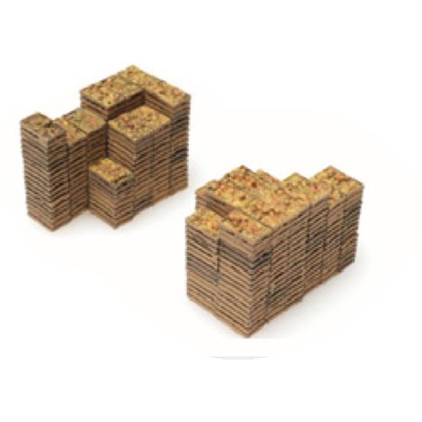 Cargo: Fruit Crates (25 X 13 MM + 25 X 20 MM) 1:87 Ready-Made, Painted